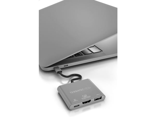 Terratec Connect C3, USB 3.2 Gen 1 (3.1 Gen 1) Type-C, Sølv, HDMI, USB 3.2 Gen 1 (3.1 Gen 1) Type-A, USB 3.2 Gen 1 (3.1 Gen 1) Type-C, USB, Windows...