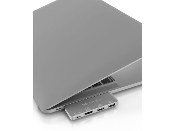 Terratec Connect c4, USB 3.2 Gen 1 (3.1 Gen 1) Type-C, Hopea, HDMI, USB 3.2 Gen 1 (3.1 Gen 1) Type-A, Alumiini, Kiina, USB