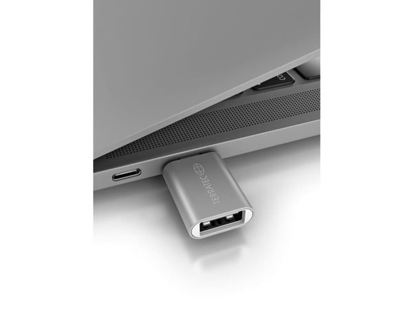 Terratec Connect C1, USB C, USB A, Silver