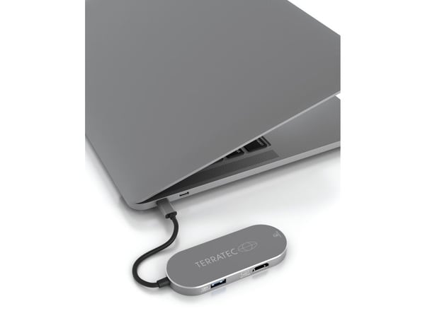 Terratec Connect c5, USB 3.2 Gen 1 (3.1 Gen 1) Type-C, Sølv, HDMI, USB 3.2 Gen 1 (3.1 Gen 1) Type-A, Aluminium, China, USB