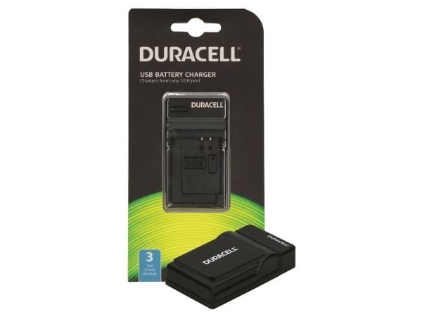 Duracell - USB-batterilader - 1 x batterier lader - svart - for Fujifilm NP W126