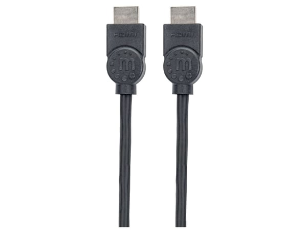 Manhattan 355308, 1,5 m, HDMI Typ A (standard), HDMI Typ A (standard), 3D kompatibilitet, 10,2 Gbit/s, Svart
