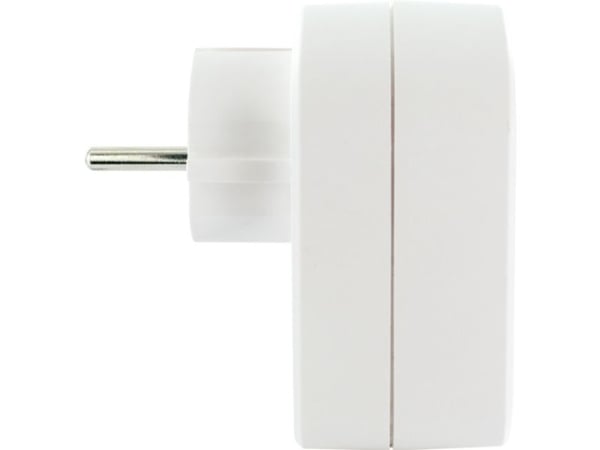 Schwaiger - Strømadapter - 3.4 A - 2 utgangskontakter (USB) - hvit