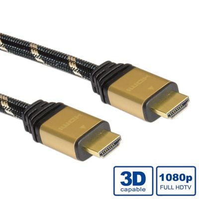 ROLINE HDMI/HDMI, 10 m, 10 m, HDMI Type A (Standard), HDMI Type A (Standard), Svart