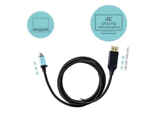 i-Tec - Ekstern videoadapter - USB-C 3.1 - DisplayPort