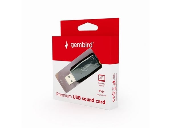 Gembird SC-USB2.0-01 - Lydkort - 48 kHz - stereo - USB 2.0 - CMedia CM108B