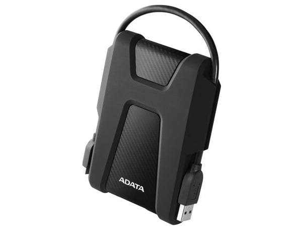 ADATA HD680 - Harddisk - kryptert - 1 TB - ekstern (bærbar) - USB 3.1 - 256-bit AES - svart
