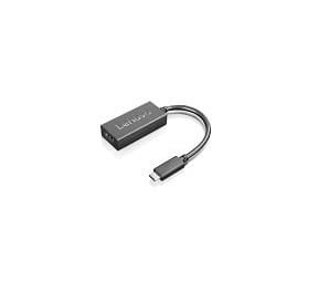Lenovo - Video adapter - USB-C hann til HDMI hunn - 24 cm - svart - støtte for 4K 60 Hz (3840 x 2160)