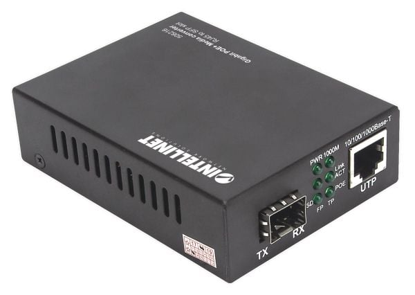 Intellinet 508216, 1000 Mbit/s, 1000Base-T, IEEE 802.3, IEEE 802.3ab, IEEE 802.3af, IEEE 802.3at, IEEE 802.3u, Gigabit Ethernet, 10,100,1000 Mbit/s...