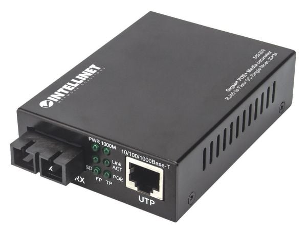 Intellinet 508209, 1000 Mbit/s, 1000Base-T, 1000Base-LX, IEEE 802.3, IEEE 802.3ab, IEEE 802.3af, IEEE 802.3at, IEEE 802.3u, Gigabit Ethernet, 10,10...
