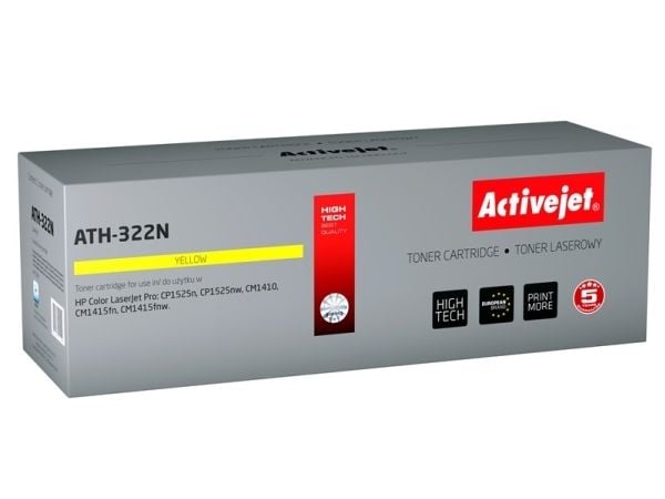 Activejet ATH-322N, 1300 sivua, Keltainen, 1 kpl