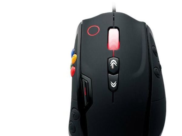 Tt eSPORTS VOLOS - Mus - laser - 14 knappar - kabelansluten - USB - svart