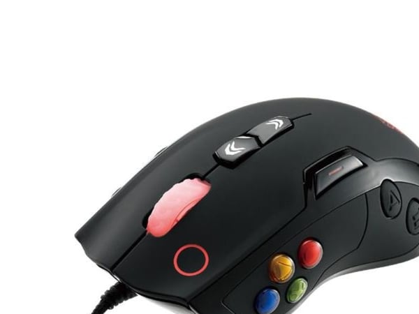 Tt eSPORTS VOLOS - Mus - laser - 14 knappar - kabelansluten - USB - svart