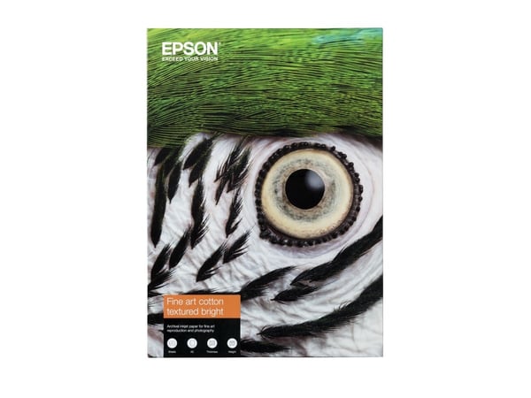 Epson Fine Art - Bomull - matt - 515 mikroner - klarteksturert - A4 (210 x 297 mm) - 300 g/m² - 25 ark klutepapir - for SureColor SC-P20000, P600, ...