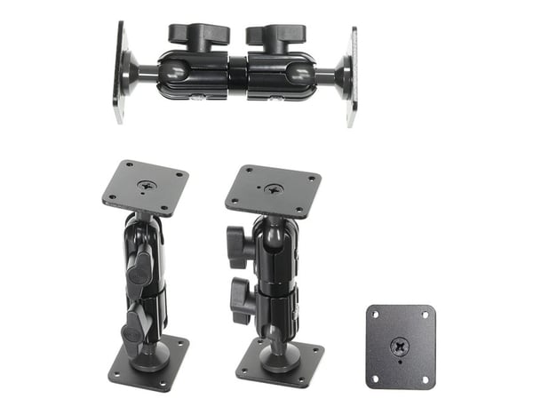 Brodit Standard Duty Pidestal Mount - Komponenter for montering (sokkelmontering) - aluminium - svart - overflatemonterbar