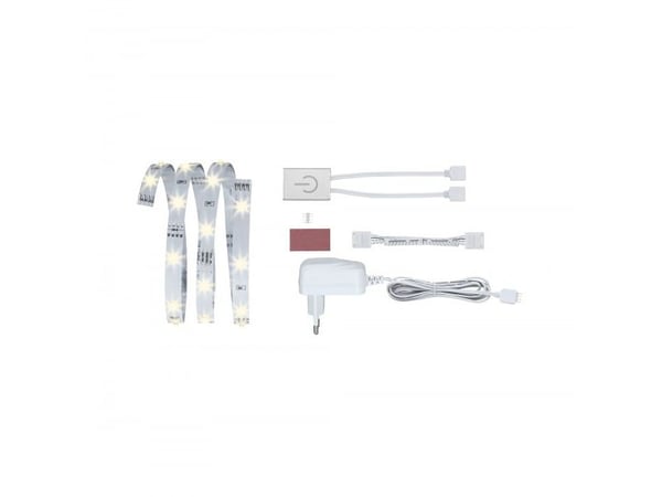 Paulmann 709.54, Universale lysstriper, Innendørs, Klebende teip, Hvit, Plast, II