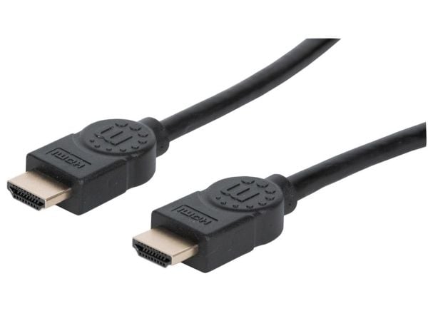 Manhattan 354080, 2 m, HDMI Type A (Standard), HDMI Type A (Standard), 3D, 48 Gbit/sek, musta