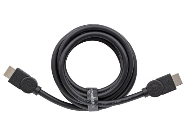 Manhattan 354080, 2 m, HDMI Type A (Standard), HDMI Type A (Standard), 3D, 48 Gbit/sek, musta