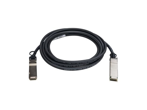 QNAP CAB-NIC40G30M-QSFP - Direkte 40GBase-koblingskabel - QSFP+ til QSFP+ - 3 m - toakset