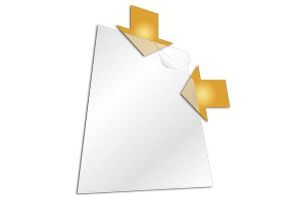 DURABLE Standard - L-formet mappe - for dokumenter - for A4 (210 x 297 mm) - gjennomsiktig (en pakke 10)
