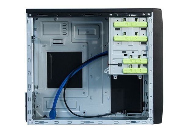 Chieftec CT-04B-OP, Mini Tower, PC, Musta, mikro ATX, SECC, 14 cm