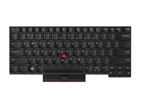 Lite-On - Erstatningstastatur for bærbar PC - med Trackpoint, UltraNav - bakbelysning - QWERTY - Storbritannia