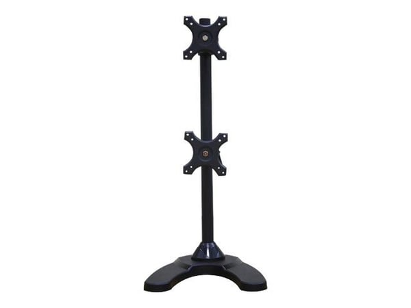 Neomounts FPMA-D700DDV - Stativ - full bevegelse - for 2 LCD-skjermer - svart - skjermstørrelse: 10"-27" - skrivebordsstativ, malje, skrivebordsmon...