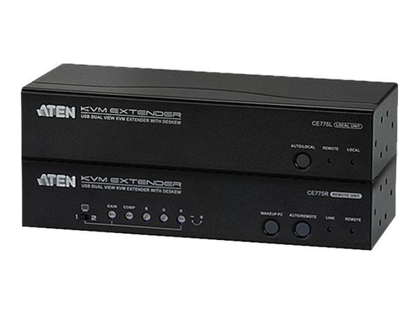 ATEN CE 775 Local and Remote Units - Förlängare för tangentbord/video/mus/seriell - USB - upp till 300 m