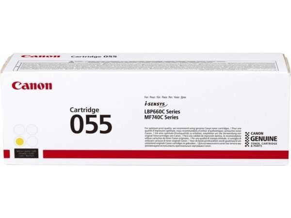 Canon 055, 2100 sivua, Keltainen, 1 kpl