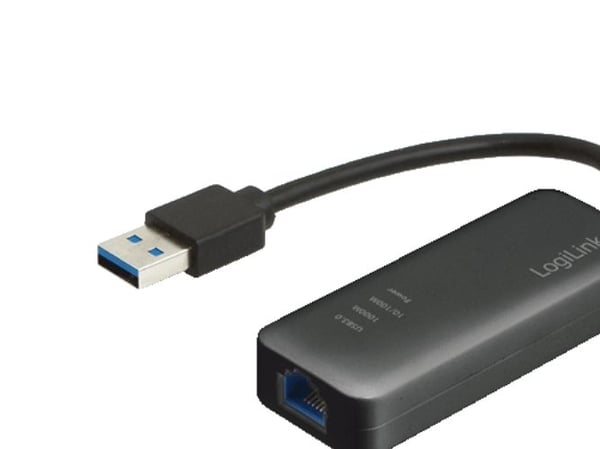 LogiLink USB 3.0 to Gigabit Adapter - Nettverksadapter - USB 3.0 - 1GbE - 1000Base-T