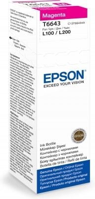 Blekkpatron EPSON T6643 C13T66434010, 6500 sider, magenta