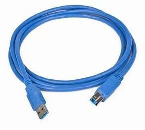 Gembird - USB-kaapeli - USB Type A (han) til USB Type B (han) - USB 3.0 - 3 m - formet - blå