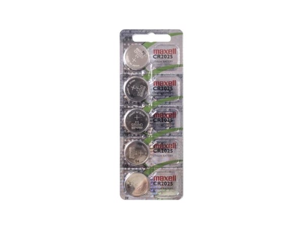 Maxell CR 2025 - Batteri 5 x CR2025 - Li/MnO2 - 170 mAh
