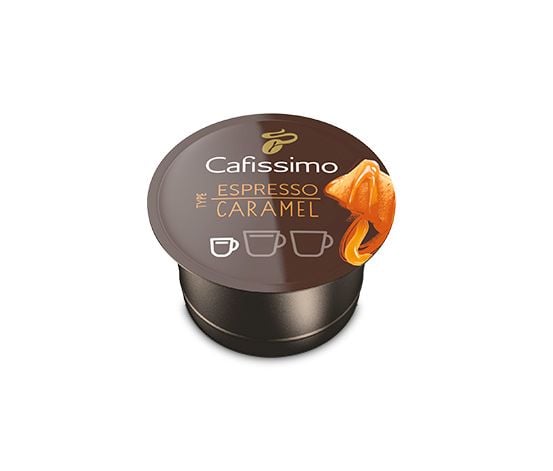 Tchibo Espresso Caramel 10pcs, Kaffe kapsyl, Americano, Espresso, Middels brent, Brun, 10 stykker