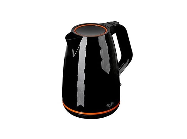 Adler AD 1277 B, 1,7 l, 2200 W, Sort, Plast, Vannivåindikator, Trådløs