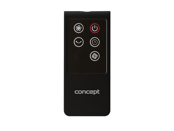 Concept VS5110, Husholdningstårnvifte, Sort, Gulv, 62 dB, 26 m³/t, 60°