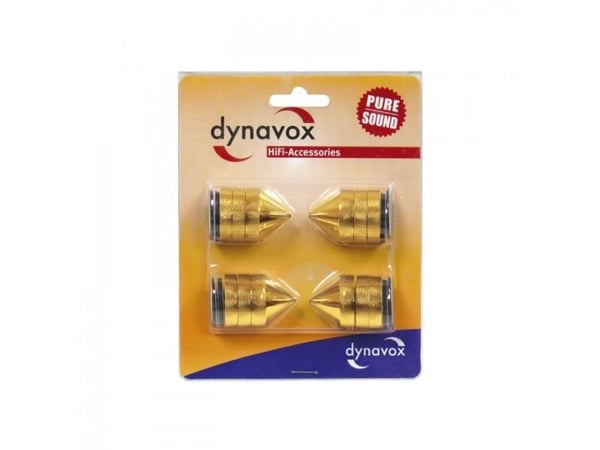 Dynavox 100818, 4 stykker, Messing, 2,5 cm, 400 g