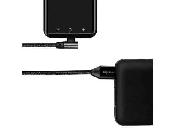 LogiLink CU0138, 1 m, USB A, USB C, USB 2.0, 480 Mbit/s, Lajittelu
