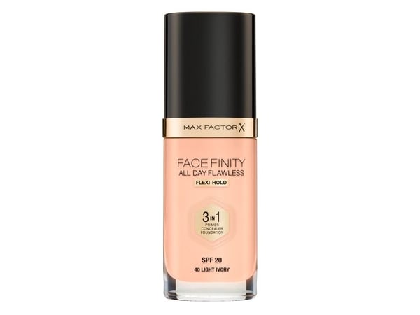 Max Factor Facefinity All Day Flawless Flexi-Hold 3in1 Primer Concealer Foundation SPF20 40 30 ml
