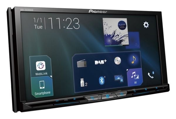 Pioneer AVH-Z9200DAB - DVD-receiver - display - 7" - berøringsskjerm - enhet i instrumentbordet - Double-DIN - 50 watt x 4
