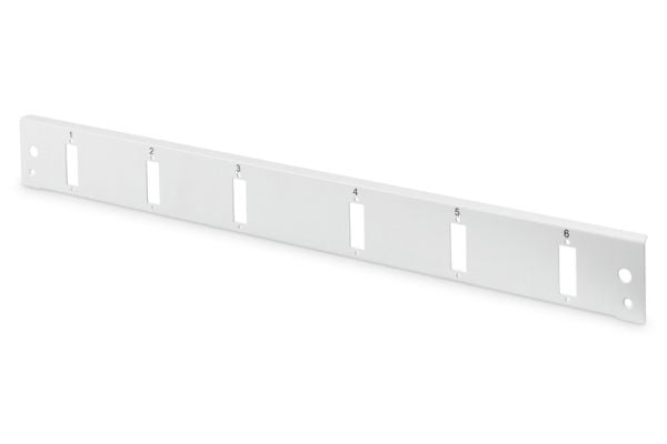 Digitus DN-96203-QL, Etupaneeli, Harmaa, 1U, Pyöreä, Turkki, SC duplex