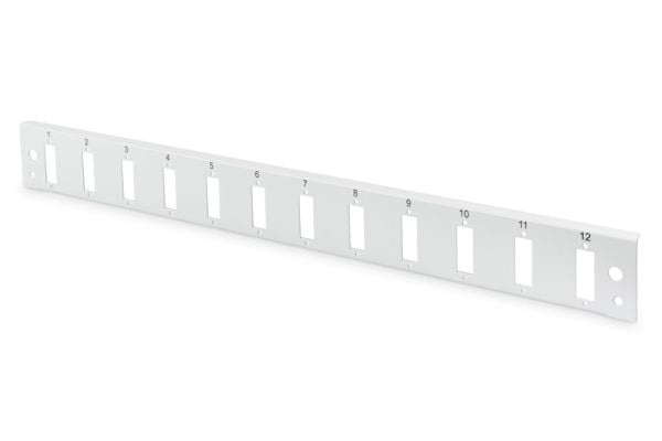 Digitus DN-96201-QL, Etupaneeli, Harmaa, 1U, Pyöreä, Turkki, SC duplex