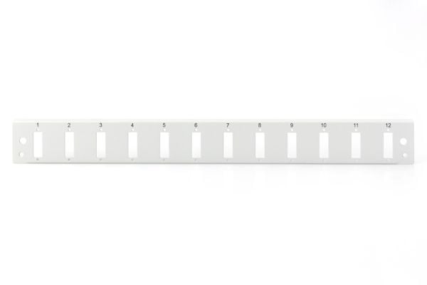 Digitus DN-96201-QL, Etupaneeli, Harmaa, 1U, Pyöreä, Turkki, SC duplex