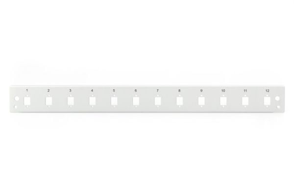 Digitus DN-96206-QL, Etupaneeli, Harmaa, 1U, Pyöreä, Turkki, LC-Duplex
