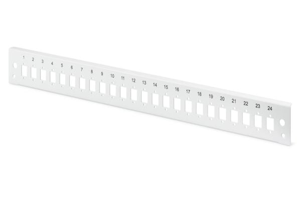 Digitus DN-96207-QL, Etupaneeli, Harmaa, 1U, Pyöreä, Turkki, LC-Duplex