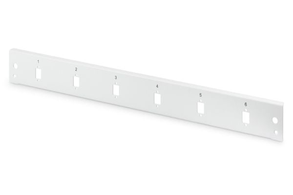 Digitus DN-96208-QL, Etupaneeli, Harmaa, 1U, Pyöreä, Turkki, SC