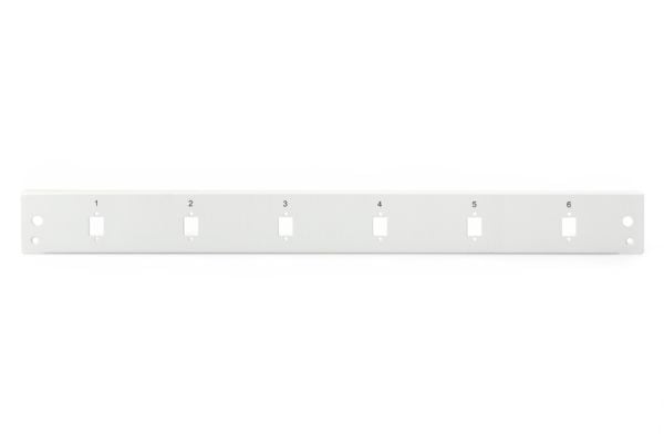 Digitus DN-96208-QL, Etupaneeli, Harmaa, 1U, Pyöreä, Turkki, SC