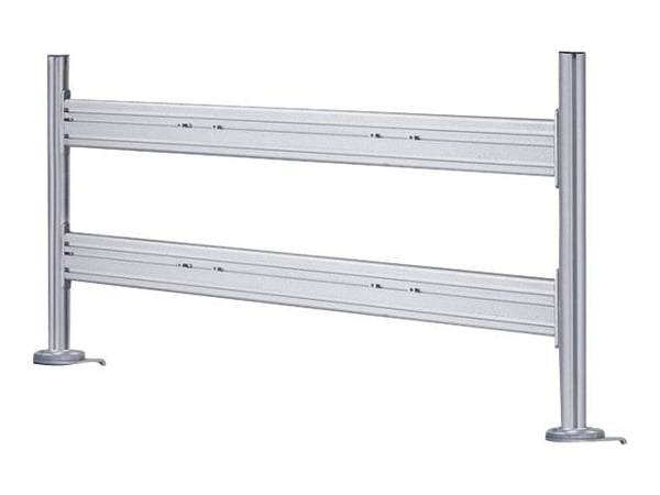 Neomounts FPMA-DTB200 - Monteringssett (verktøysholder) - fast - for 6 LCD-skjermer - sølv - skjermstørrelse: 10"-24" - klemmemonterbar