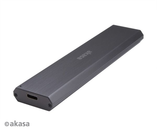 Akasa AK-ENU3M2-03, SSD-kabinett, M.2, PCI Express, PCI Express 2.0, PCI Express 3.0, 10 Gbit/s, USB-tilkobling, Sort