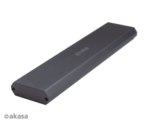 Akasa AK-ENU3M2-03, SSD-kabinett, M.2, PCI Express, PCI Express 2.0, PCI Express 3.0, 10 Gbit/s, USB-tilkobling, Sort